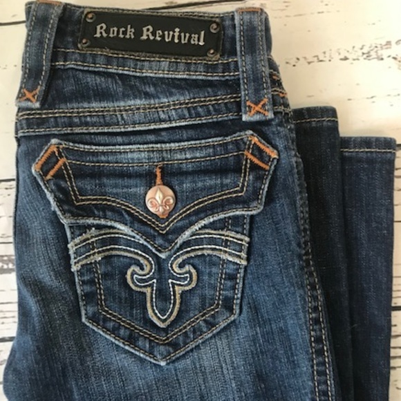 what size is a 27 in rock revival jeans
